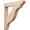 Ekena Millwork 7 1/2-in W x 38-in D x 42-in H Funston Slat Rough Cedar Woodgrain TimberThane Outlooker, Primed Tan OUTUR075X38X42FST24RCPR - alternate 1